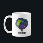 Jag är odlad, funny Bacteria Pun Kaffemugg<br><div class="desc">Jag är Cultured Funny Bacteria Pun har en massa söta bakterier. Lustigt Pun-gåva till familj och vänner som kärlek skapar kultiverade bakteriepass.</div>