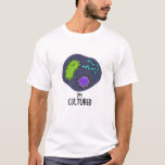 Jag är odlad, funny Bacteria Pun T Shirt<br><div class="desc">Jag är Cultured Funny Bacteria Pun har en massa söta bakterier. Lustigt Pun-gåva till familj och vänner som kärlek skapar kultiverade bakteriepass.</div>