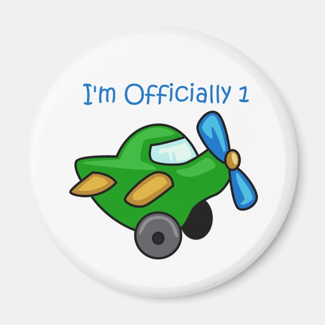 Jag är officiellt 1, Jet Flygplan Magnet (Framsidan)