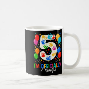 Jag är officiellt en handfull fem 5-års födelsedag kaffemugg