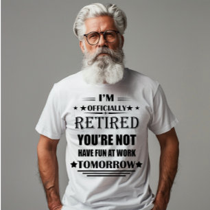 Jag är officiellt pensionerad från Funny Pension G T Shirt
