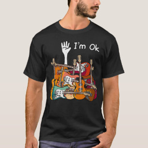 Jag är OK Guitar Guitarist T Shirt