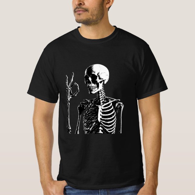 Jag är Okej Döskalle T Shirt (Framsida)
