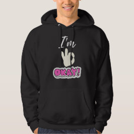 Jag är okej Hoodie