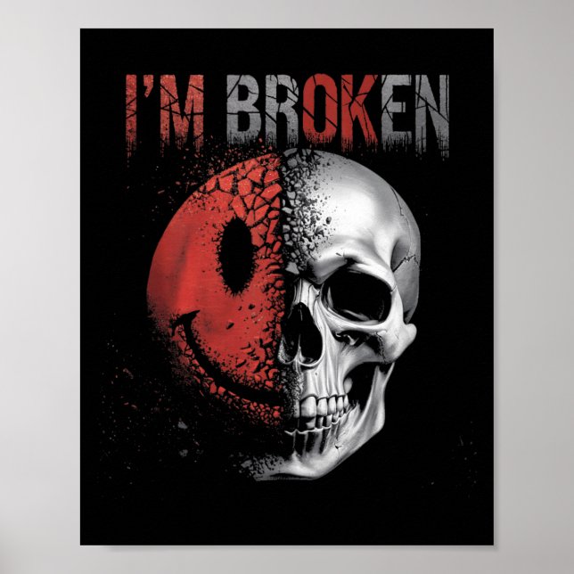 Jag är okej jag är trasig poster (Framsidan)