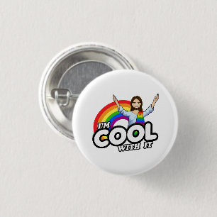 Jag är okej med det - Rainbow Jesus Knapp