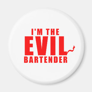 Jag är Onde Bartender-gåvor Magnet