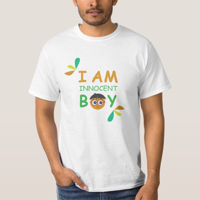 Jag är Onocent Boy T-shirt (Framsida)
