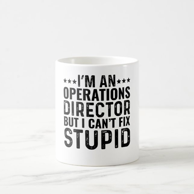 Jag är operationschef men jag kan inte laga Stupid Kaffemugg (Center)