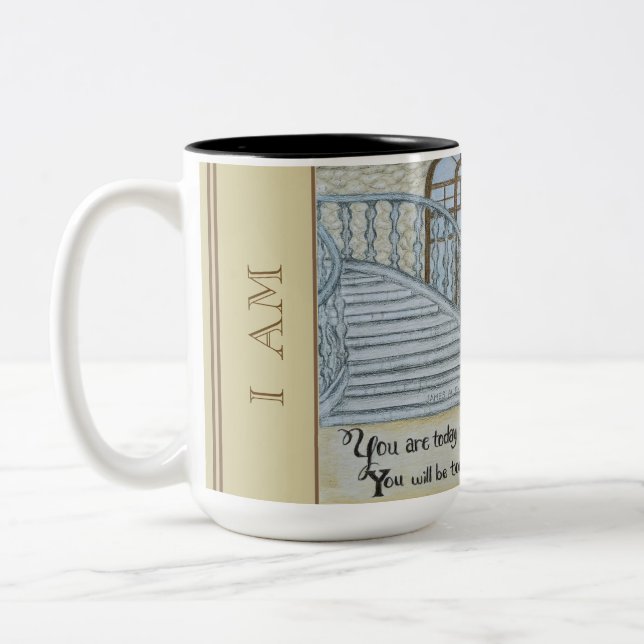 Jag är optimistisk - Kaffe kopp (Vänster)