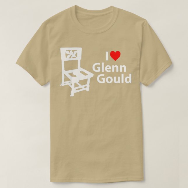 Jag är ordförande i kärlek Glenn Gould  T Shirt (Design framsida)