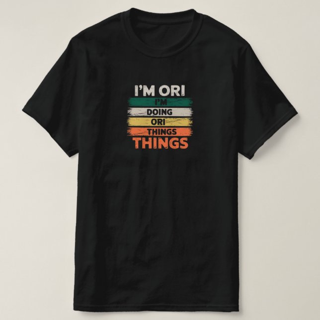 Jag är Ori, jag gör Ori Sak T Shirt (Design framsida)