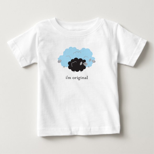 Jag är originell! Fåråret för djurskyddsdesign för T Shirt (Framsida)