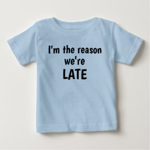 Jag är orsaken till att vi är baby-skjortan för de t shirt