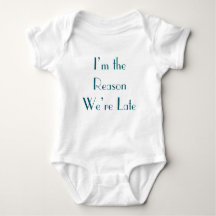 Jag är orsaken till att vi är sena