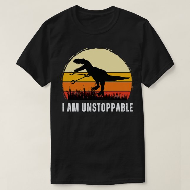 Jag är ostoppbar 4 t shirt (Design framsida)