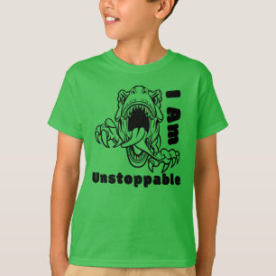 Jag är ostoppbar, Lustigt T-Rex T Shirt