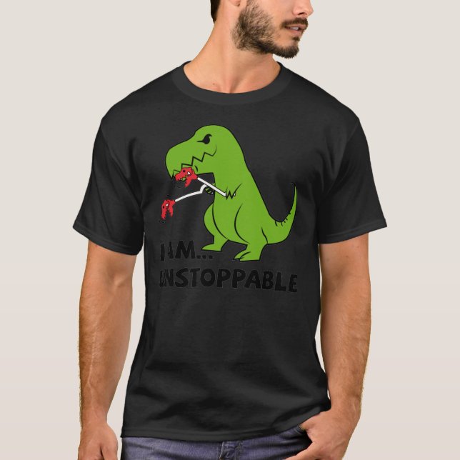 Jag är ostoppbar T-rex Essential T-Shirt (Framsida)