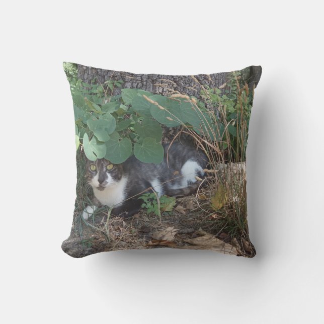 Jag är osynlig katt kudde (Framsida)