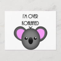 Jag är över Koalafied - Funny Koala Animal Pun