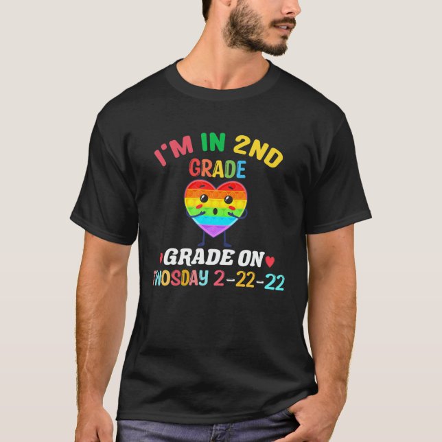 Jag är på 2:a Klass på 2:a paus T Shirt (Framsida)