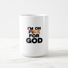 JAG ÄR PÅ BRAND FÖR GOD. KAFFEMUGG