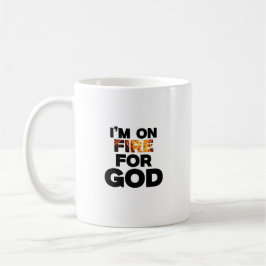 JAG ÄR PÅ BRAND FÖR GOD. KAFFEMUGG