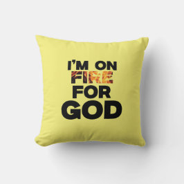 JAG ÄR PÅ BRAND FÖR GOD. KUDDE