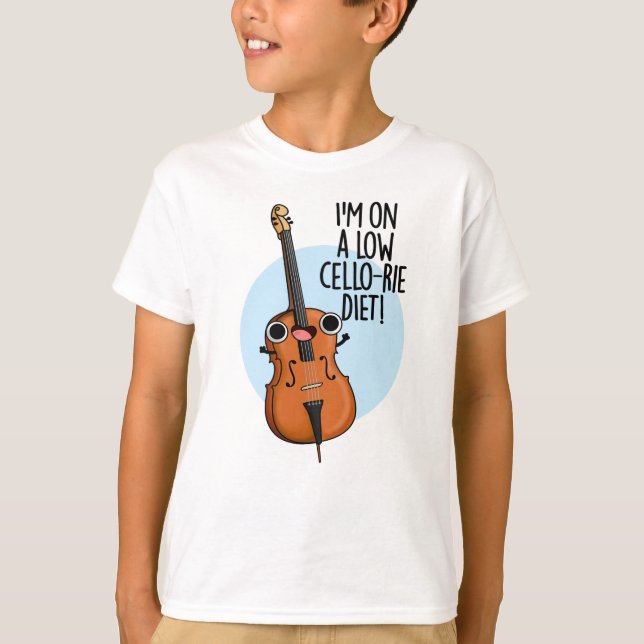 Jag är på Cello-rie Diet Funny Cello Pun T Shirt (Framsida)