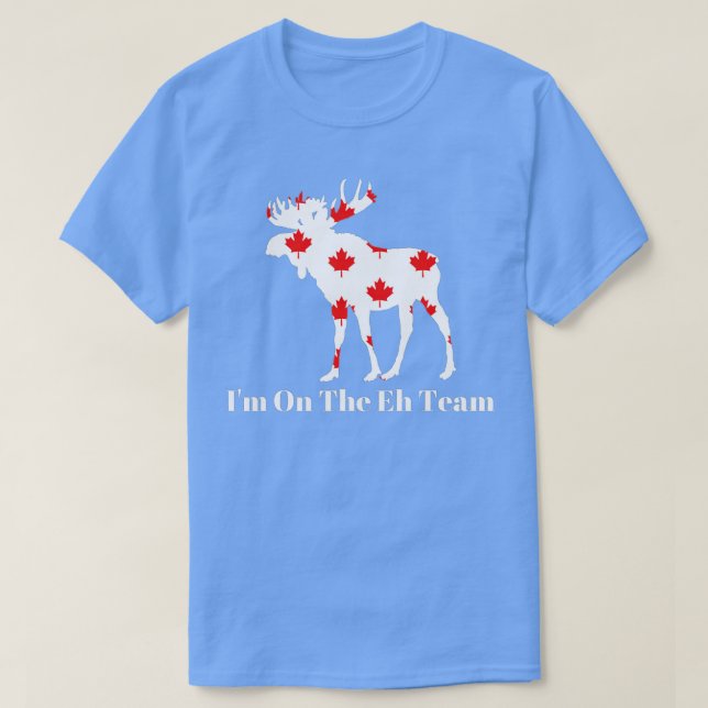 Jag är på Eh-teamet Kanada T Shirt (Design framsida)