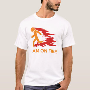 Jag är på eld t shirt