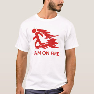 Jag är på eld t shirt