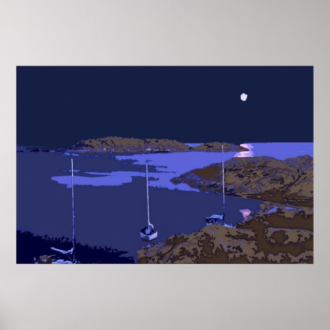 Jag är på en båt poster (Framsidan)