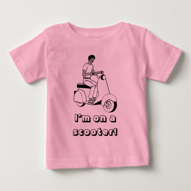 Jag är på en scooter! tröja (Framsida)