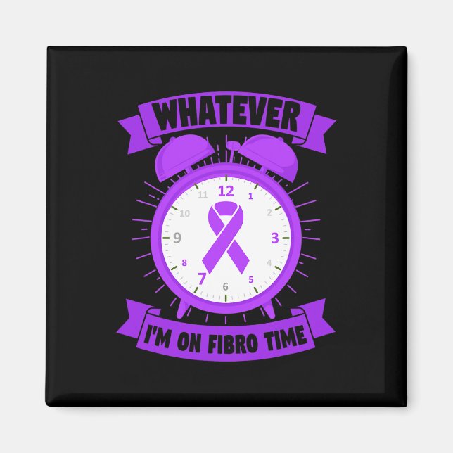 Jag är på Fibromyalgia-medvetandet Magnet (Framsidan)