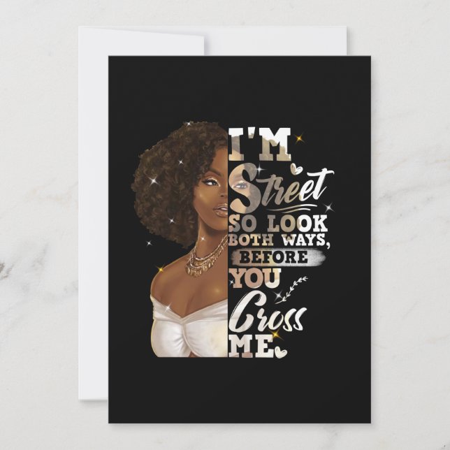 Jag är på gatan, så titta på båda sätten, innan du inbjudningar (Framsida)