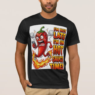 Jag är på het saft tid Rolig T-shirt | Kryddig Chi