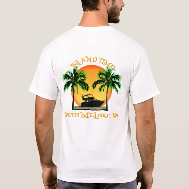 Jag är på Island 3 T Shirt (Baksida)