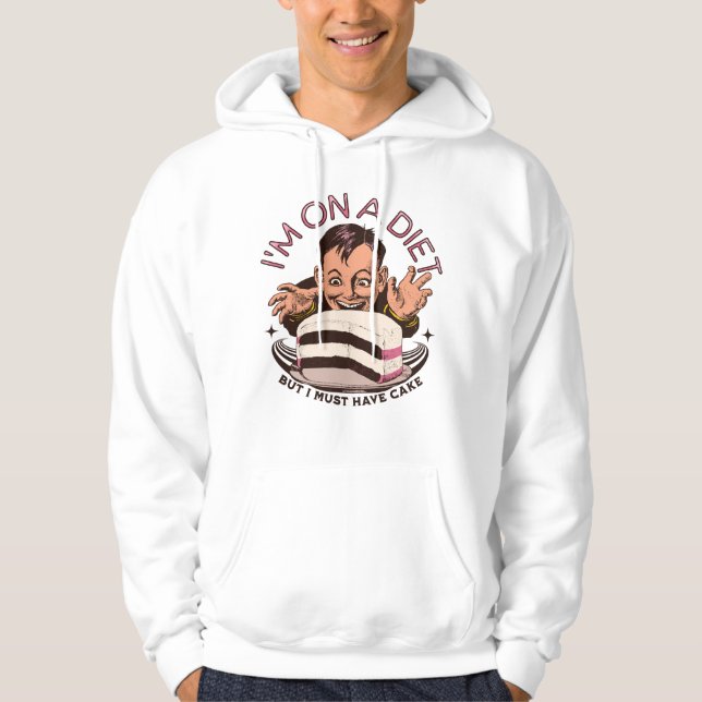 Jag är på kosten men måste ha kummel hoodie (Framsida)