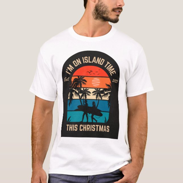 "Jag är på ötid i julas." T Shirt (Framsida)