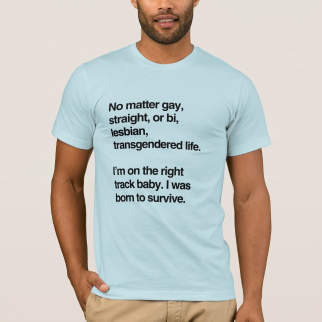 Jag är på rätt spår baby tee (Framsida)