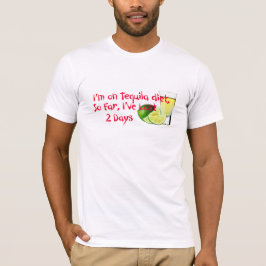 Jag är på Tequila Diet Funny Quote T Shirt