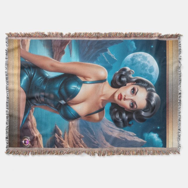 Jag är på Vacation AI Concept Art av Xzendor7 Filt (Framsidan)