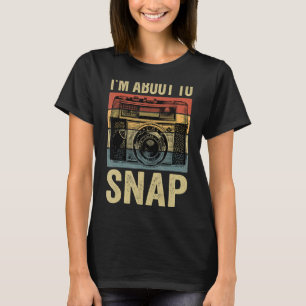 Jag är på väg att fästa fotofotograf för Vintage T Shirt