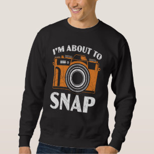 Jag är på väg att fästa fotokameralins Photogra Lång Ärmad Tröja