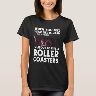 Jag är på väg att köra en rollercoasters t shirt