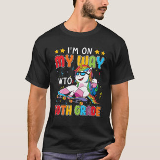 Jag är på väg in i 10:e Klass Kids Skateboarder T Shirt