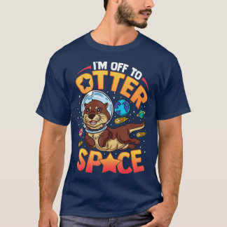 Jag är på väg till Otter Space Lundny Sea Otter T Shirt