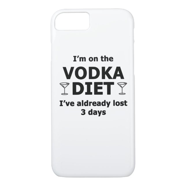 Jag är på Vodka Diet Case-Mate iPhone Skal (Baksida)