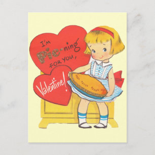 Jag är Paj för dig Valentine Helg Vykort